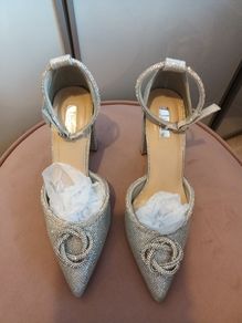Linzi silver shoes
