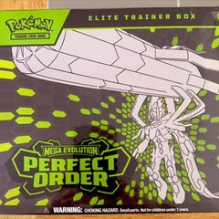 Pokemon Tcg Mega Evolution Perfect Order Elite Trainer Box