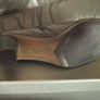 Gabor Enfield Black Patent Womens Ankle Boots in box. Image 7