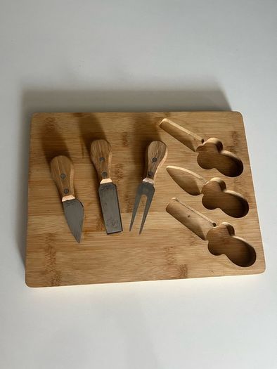 cheese board and cheese knife set