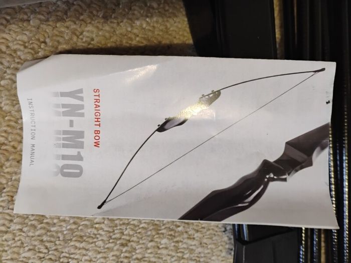 New Straight Bow and Arrows