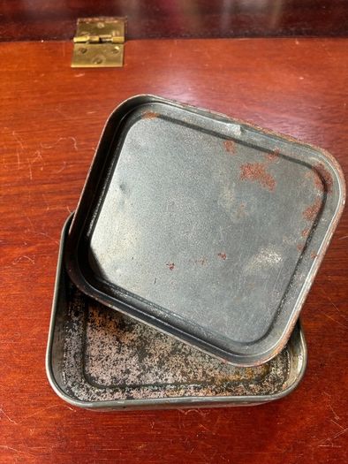 Antique tin box