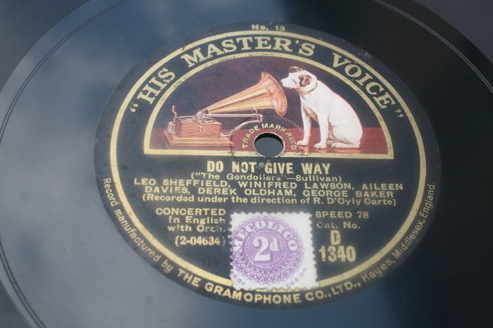 Antique Gramophone records