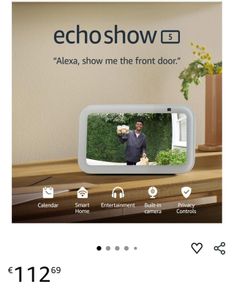 Echo Show 5 (Newest gen) - White