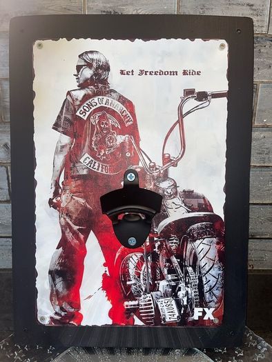 Sons of anarchy Wall mounted bottle opener