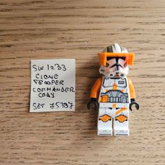 lego sw1233 clone trooper commander cody, set 75337