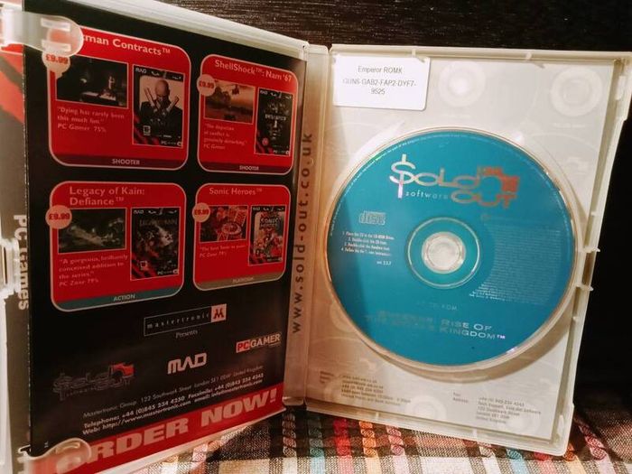 2002. Emperor. Rise Of The Middle Kingdom. PC .CD ROM.