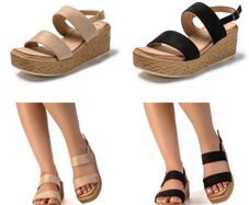 Brand New JOMIX Sandals Women's Summer Wedge Sandals with Heel
