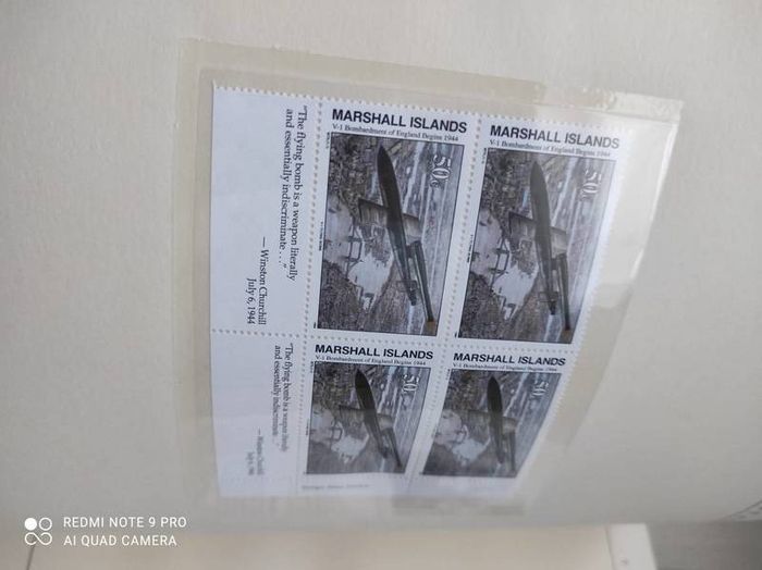 The History of World War II in the postage stamps