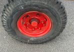 600 x 9 split rim trailer wheel / tyre 5 stud