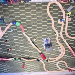 Brio wooden road