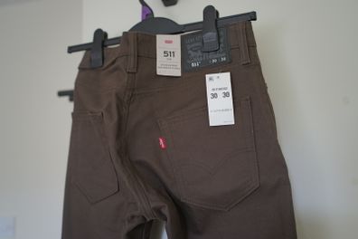 Levi's 511 slim brown pants/jeans