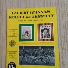 Gaa All Ireland  Hurling Final  Programme