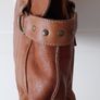 Leather tan handbag Image 2
