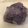 Cut Raw Natural Purple Mineral Rock Image 4