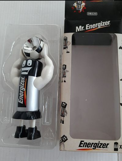 new vintage collectable Mr energizer torch 1998 unopened