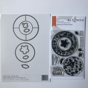 Altenew "Botanical Silhouettes" photopolymer stamp set with coordinating dies