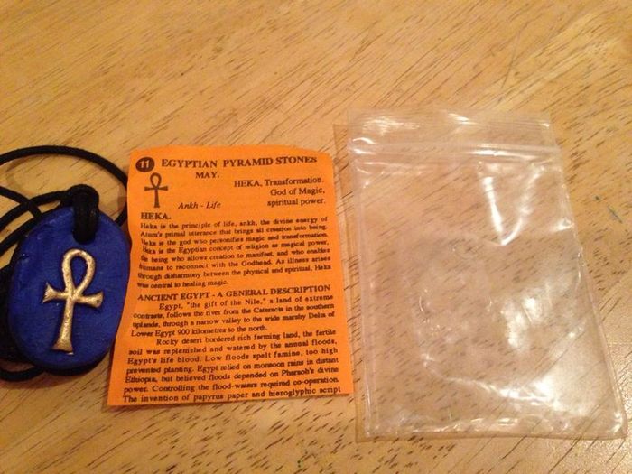 Egyptian Pyramid Stones Necklace
