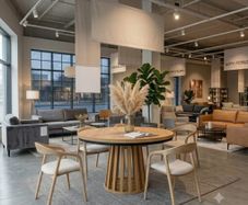 Tovo Dark Walnut Extendable Round Dining Table