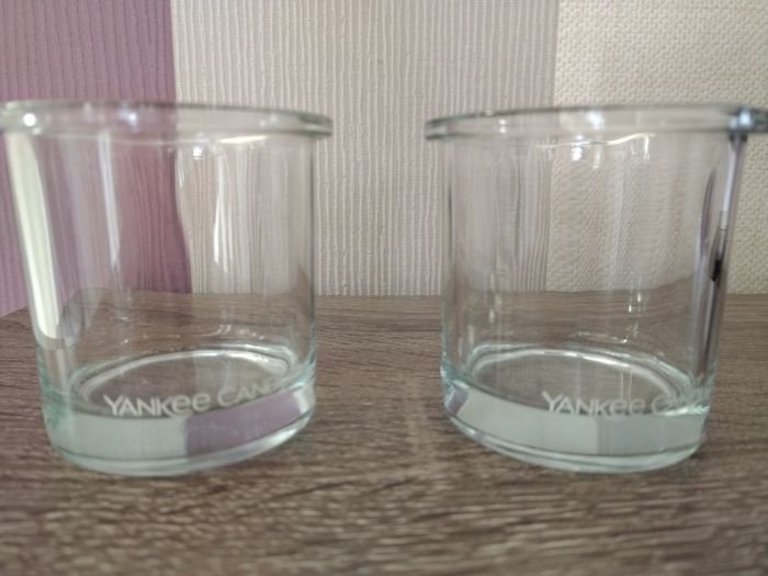 Yankee Candle Glass Votive Holders and Ceramic Tart Burner and Tea Light