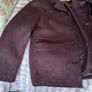 Bnwt Burgundy H&M suede effect jacket size xsmall Image 9