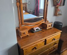 Antique pine dressing tables