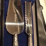 Sterling Silver cake Slice & Knife Image 5
