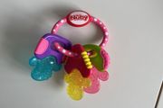 Nubby teething key ring