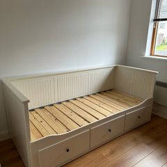 IKEA Hemnes 2 in 1 Bed White with 3 Drawers