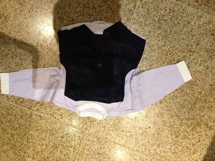 Baby boy shirt and waistcoat set. Age 18-23 mths