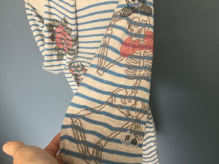Zadig and Voltaire striped jumper with embellished detail