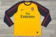 Vintage 2008 Nike Arsenal London 2008 Away Long Sleeve Jersey Shirt Mens Large