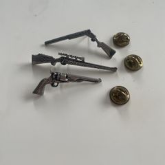 Vintage signed and numbered American Memorabilia Gun Pins