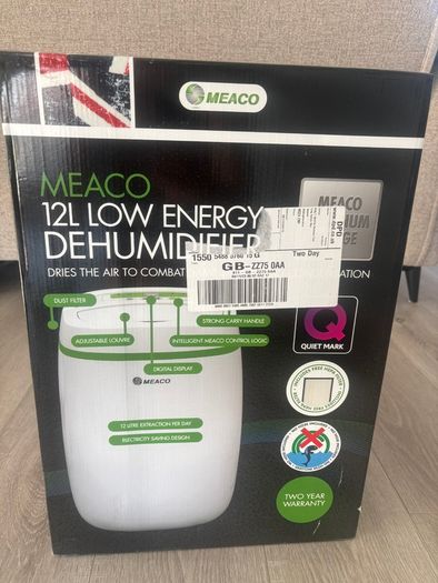 Dehumidifier MEACO 12L low energy