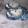 Crocs Rebel Rebel clogs Size Uk 6 Blue & black tie-dye with signature silver spike detailing Image 4