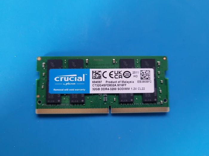 Crucial 32gb Ddr4 Sodimm 3200mhz