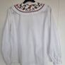 Embellished Collar Crisp Blouse, Size 16 Image 6