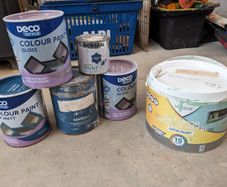 Water based paints for wood and metal - joblot