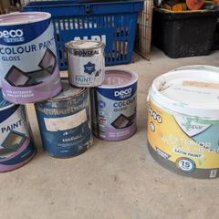 Water based paints for wood and metal - joblot