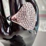 Platinum Plated Crystal Ring Image 3