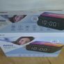 Groov-E FM Alarm Clock Radio with USB & Wireless Charging - Black | GVWC06BK Boxed Image 2