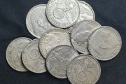 10 x 2 Reichsmark 1937-1939 - Random Mixed Lot, Duplicates Possible