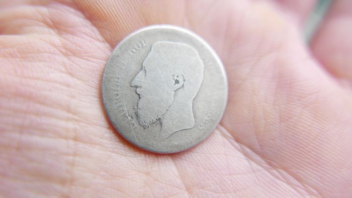 Silver coin Kingdom of Belgium coin - Leopold II (1866)