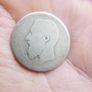 Silver coin Kingdom of Belgium coin - Leopold II (1866) Image 3
