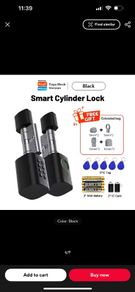 tuya smart fingerprint door lock eurocylinder