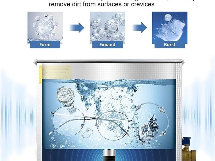 15L Professional Washing Machine Ultrasonic Cleaner - Stainless Steel