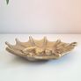 Girl With An umbrella Solid Brass Trinket Dish. Image 3