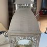 Lantern off-white metal frame Image 2