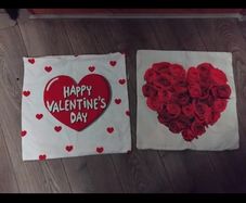 valentines cushion covers 45cm by 45cm  new