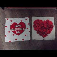 valentines cushion covers 45cm by 45cm  new